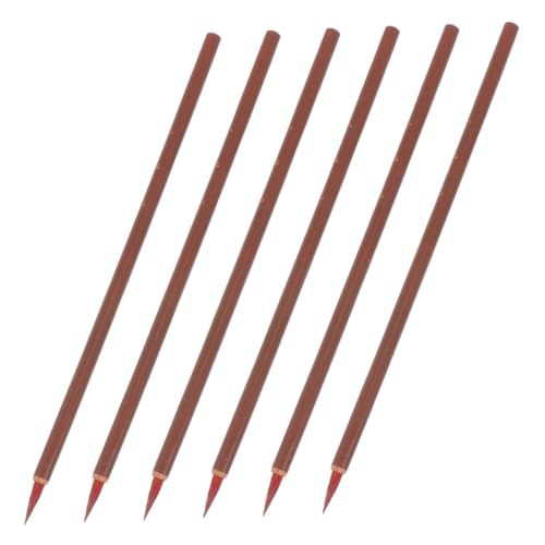 Uonlytech 6Stücke Teiliges Anfängerkalligraphiepinsel für Traditionelle Chinesische Malerei Multifunktionale Pinsel mit Aufbewahrungsbeutel Leicht und Tragbar für Schreiben Uonlytech 6Stücke Teiliges Anfängerkalligraphiepinsel für Traditionelle Chinesische Malerei Multifunktionale Pinsel mit Aufbewahrungsbeutel Leicht und Tragbar für Schreiben von Uonlytech