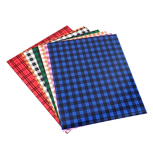Uonlytech 7 Blätter Sublimationsfolie Strasssteine Übertragungspapier Film drücken die Hitze thermotransferfolie bewerbung bügeleisen Plaid-Schriftzugfolie karierte Wärmeübertragungsfolie Pu Uonlytech 7 Blätter Sublimationsfolie Strasssteine Übertragungspapier Film drücken die Hitze thermotransferfolie bewerbung bügeleisen Plaid-Schriftzugfolie karierte Wärmeübertragungsfolie Pu von Uonlytech
