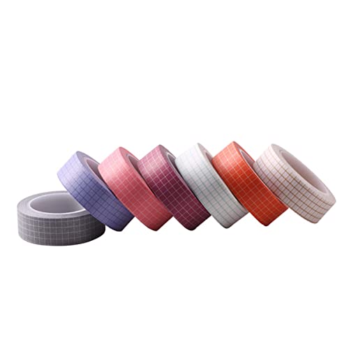Uonlytech 7 Rollen Dekorative Klebebänder Diy Washi Tape für Scrapbooking und Journals Vielseitige Selbstklebende Papierbänder für Kreative Bastelprojekte und Dekoration von Uonlytech