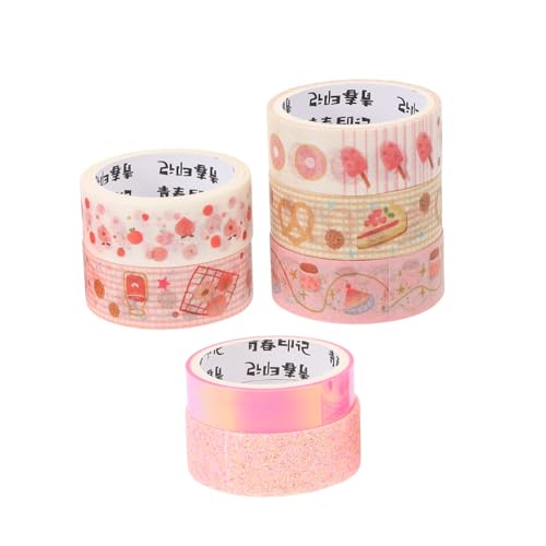 Uonlytech 7 Rollen Scrapbooking Washi Tape Farbe für Verpackung UV ästhetisch farbig Scrapbook-Klebebänder selber machen dekoratives Bastelband Scrapbook- Flüsterpapier Uonlytech 7 Rollen Scrapbooking Washi Tape Farbe für Verpackung UV ästhetisch farbig Scrapbook-Klebebänder selber machen dekoratives Bastelband Scrapbook- Flüsterpapier von Uonlytech