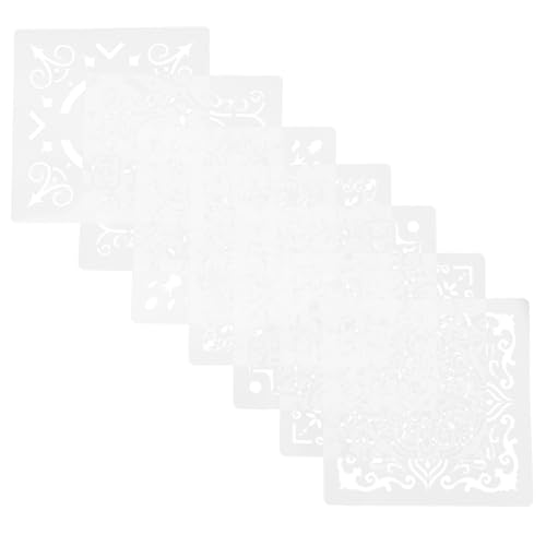 Uonlytech 7 Stück Wandmalerei-vorlage Wiederverwendbare Mandala-vorlagen Diy-mandala-vorlagen Diy Mandala-elemente-ornamente Praktische Mandala-schablonen Malschablonen Diy Liefert Weiß Pvc Uonlytech 7 Stück Wandmalerei-vorlage Wiederverwendbare Mandala-vorlagen Diy-mandala-vorlagen Diy Mandala-elemente-ornamente Praktische Mandala-schablonen Malschablonen Diy Liefert Weiß Pvc von Uonlytech