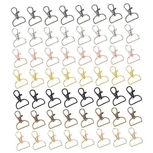 Uonlytech 70 Stück Drehbarer Karabinerverschluss Schlüssel Groß Drehbar Mit Schlüsselband DIY Verschlüsse Haken Metall Karabinerverschluss Karabiner Halskettenschnalle Metall Uonlytech 70 Stück Drehbarer Karabinerverschluss Schlüssel Groß Drehbar Mit Schlüsselband DIY Verschlüsse Haken Metall Karabinerverschluss Karabiner Halskettenschnalle Metall von Uonlytech