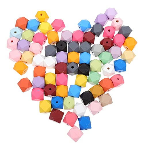Uonlytech 70Stücke Bunte Holzperlen DIY Oktagonale Perlen für Armbänder und Gemischte Farben Bastelset für Kreative Projekte Uonlytech 70Stücke Bunte Holzperlen DIY Oktagonale Perlen für Armbänder und Gemischte Farben Bastelset für Kreative Projekte von Uonlytech