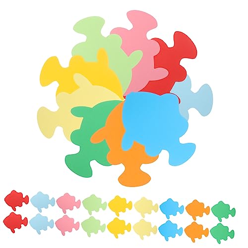 Uonlytech 72 Stück Dekoration Aus Papierschnitt Bunt Fischausschnitt Formen Ausgeschnitten Dekorationen Kinderwand Kleine Fischforschung Papier Papierausschnitte Party Pastell Papierstau von Uonlytech