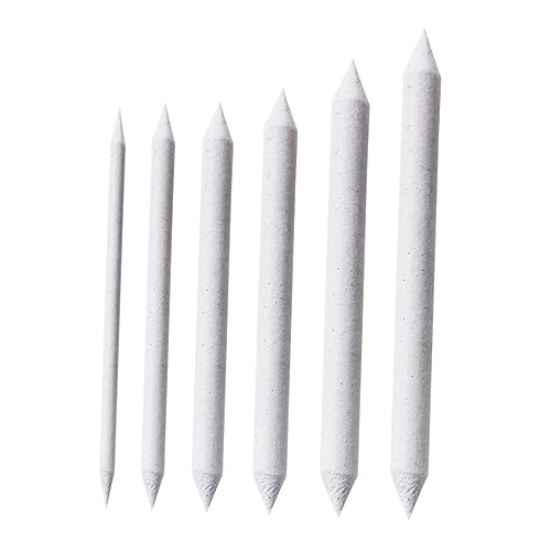 Uonlytech 7Stücke Teiliges Kunstmalerei Sandpapier mit Bleistiftspitzer Ergonomisches Zeichentool für Künstler und Skizzierer Sandpapierplatte und Papierabriebstiften von Uonlytech
