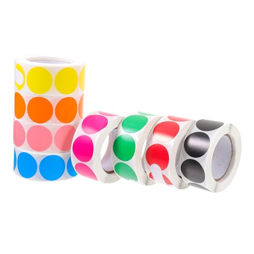 Uonlytech 8 Rollen Bunte Selbstklebende Runde Punktetiketten Kleine Farbige Aufkleber für Verpackung Beschriftung Klassifizierung Vielseitige Klebepunkte für Haushalt Büro Schule Uonlytech 8 Rollen Bunte Selbstklebende Runde Punktetiketten Kleine Farbige Aufkleber für Verpackung Beschriftung Klassifizierung Vielseitige Klebepunkte für Haushalt Büro Schule von Uonlytech