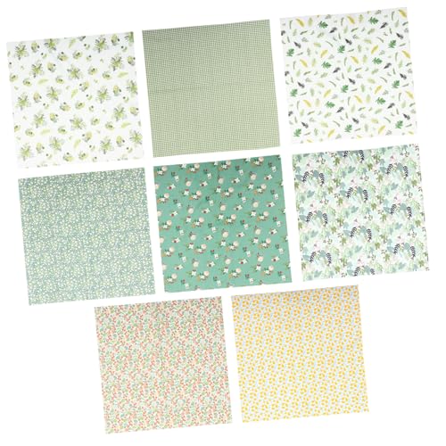 Uonlytech 8 Stück Bedruckter Stoff Quiltstoff Stickerei Polsterstoff Nähstoff Materialfarbe Handgefertigte Stoffbündel Quiltstoff Musterstoffe Musselin Farbstoff Blumenmuster Uonlytech 8 Stück Bedruckter Stoff Quiltstoff Stickerei Polsterstoff Nähstoff Materialfarbe Handgefertigte Stoffbündel Quiltstoff Musterstoffe Musselin Farbstoff Blumenmuster von Uonlytech