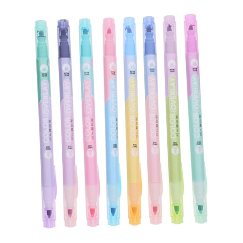Uonlytech 8 Stück Doppelseitiger Textmarker Markierungen Farbe Kunst Entzückender Textmarker Bunter Filzstift Markierstift Beachten Textmarker Fürs Büro Mark Stifte Plastik Uonlytech 8 Stück Doppelseitiger Textmarker Markierungen Farbe Kunst Entzückender Textmarker Bunter Filzstift Markierstift Beachten Textmarker Fürs Büro Mark Stifte Plastik von Uonlytech