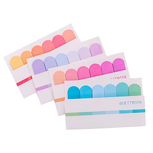 Uonlytech 8 Stück Farbverlauf Notizzettel Praktische Memo Sticker für Büro Schule und Zuhause Selbstklebend für Planungen und Erinnerungen Gelb Rosa und Blau Uonlytech 8 Stück Farbverlauf Notizzettel Praktische Memo Sticker für Büro Schule und Zuhause Selbstklebend für Planungen und Erinnerungen Gelb Rosa und Blau von Uonlytech