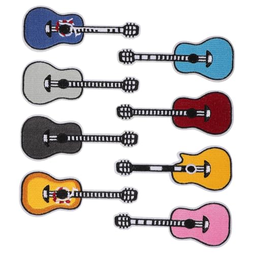 Uonlytech 8 Stück Gitarren-Stoffaufkleber bestickt Kleidungsflicken sticken Patch selbstklebender Stoff klebrig Patch aufnähen Aufnäher für Kleidungsstücke Nähenvorräte Gitarren-Patches Uonlytech 8 Stück Gitarren-Stoffaufkleber bestickt Kleidungsflicken sticken Patch selbstklebender Stoff klebrig Patch aufnähen Aufnäher für Kleidungsstücke Nähenvorräte Gitarren-Patches von Uonlytech