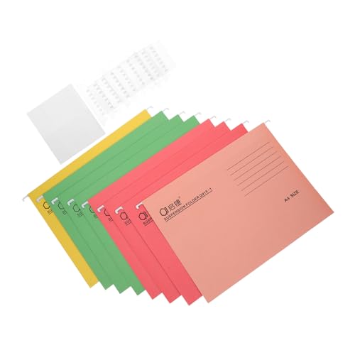 Uonlytech 8 Stück Organisator Für Papierakten Stationärer Organizer Suspension Wandordner-organizer Schreibtisch-organizer Feuerfester Aktenschrank Aktenkästen Zeitungsständer Etiketten von Uonlytech