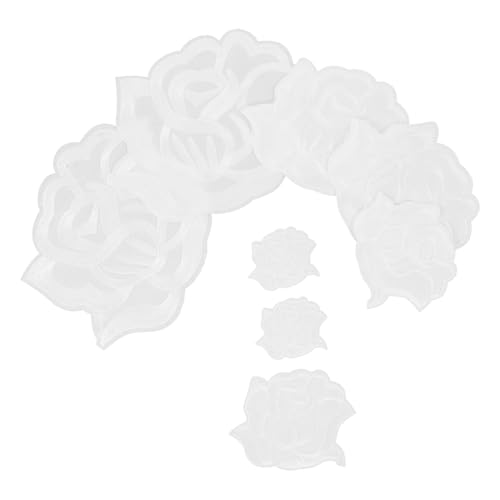 Uonlytech 8 Stück Patch Aufnäher floral aufnähen Flecken Aufnäher für Jacken Gestickte Anwendung Rose Verschönerung Kleidungsflicken süße Applikationen Kleidungsversorgung Kunstleder Weiß Uonlytech 8 Stück Patch Aufnäher floral aufnähen Flecken Aufnäher für Jacken Gestickte Anwendung Rose Verschönerung Kleidungsflicken süße Applikationen Kleidungsversorgung Kunstleder Weiß von Uonlytech