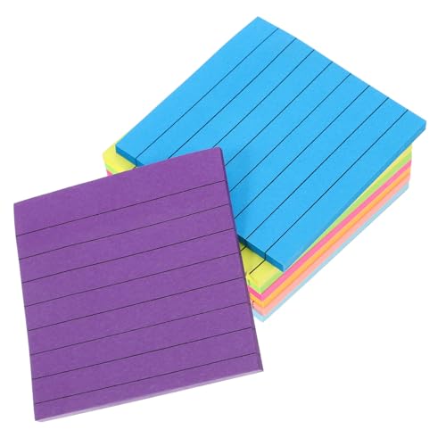 Uonlytech 8 Stück Schüler-notizblöcke Registerkarten Mini Klebestreifen Klein Bunt Komfortabel Unterlage Pads Schreibwaren Brauner Notizblock Memo Klebrigkeit Tasche Papier von Uonlytech