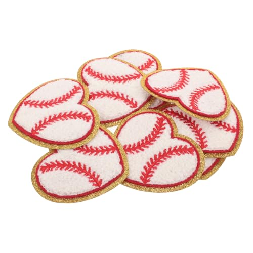 Uonlytech 8 Stück Sportball Patch Baseball Kleidung Hutflecken Weiß Fußball-patch Aufnäher Nähen Sportapplikation Gestickte Aufnäher Flicken Nähen Buchstabenflecken Baumwolle Uonlytech 8 Stück Sportball Patch Baseball Kleidung Hutflecken Weiß Fußball-patch Aufnäher Nähen Sportapplikation Gestickte Aufnäher Flicken Nähen Buchstabenflecken Baumwolle von Uonlytech