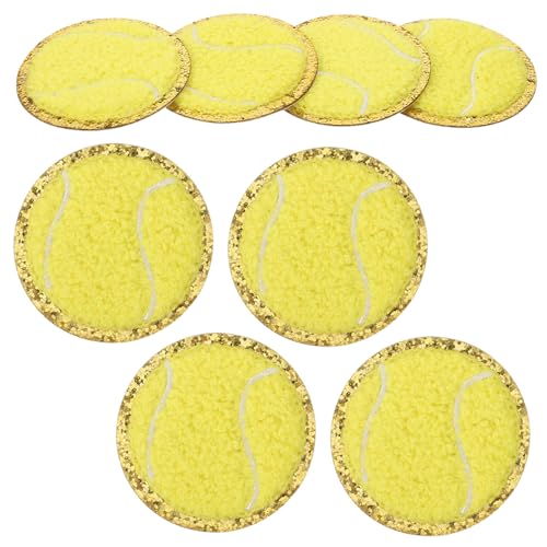 Uonlytech 8 Stück Sportball Patch Basketball-dekorationen Sortiert Flecken Basketball-party-dekorationen Stoff Gestickte Anwendung Kleidung Bestickt Fußball Baumwolle Yellow Uonlytech 8 Stück Sportball Patch Basketball-dekorationen Sortiert Flecken Basketball-party-dekorationen Stoff Gestickte Anwendung Kleidung Bestickt Fußball Baumwolle Yellow von Uonlytech