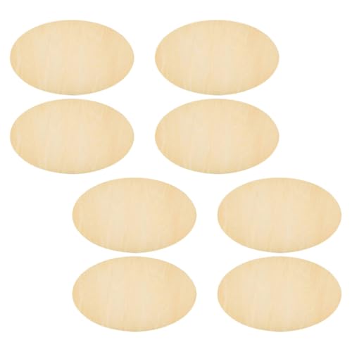 Uonlytech 8 Stück Teiliges Ovale Holzscheiben Unvollendete Holzplatten für DIY Malerei und Bastelprojekte Robuste Holzformen zum Bemalen und Kreative Heimdekoration Uonlytech 8 Stück Teiliges Ovale Holzscheiben Unvollendete Holzplatten für DIY Malerei und Bastelprojekte Robuste Holzformen zum Bemalen und Kreative Heimdekoration von Uonlytech