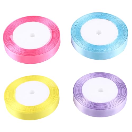 Uonlytech 8 Stück Teiliges Satinband Mischfarben Dekorative Geschenkband für Diy Projekte und Partydesign für Verpackungen und Bastelarbeiten Uonlytech 8 Stück Teiliges Satinband Mischfarben Dekorative Geschenkband für Diy Projekte und Partydesign für Verpackungen und Bastelarbeiten von Uonlytech