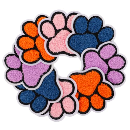 Uonlytech 8 Stück dekorative Fellflecken bestickt selbstklebende Hutaufnäher Patches für Hüte Hund UPS kleine Hutflecken Pfotenflecken Kleidung Accessoires Chenille Uonlytech 8 Stück dekorative Fellflecken bestickt selbstklebende Hutaufnäher Patches für Hüte Hund UPS kleine Hutflecken Pfotenflecken Kleidung Accessoires Chenille von Uonlytech