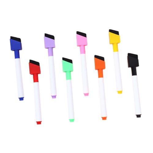 Uonlytech 8 Stück trockener Löschstift Klassenzimmer Und Markierungen mehrfarbig löschbar dünn Expo-Marker trocken abwischbare Marker für farbige Flüssigkreide Plastik Uonlytech 8 Stück trockener Löschstift Klassenzimmer Und Markierungen mehrfarbig löschbar dünn Expo-Marker trocken abwischbare Marker für farbige Flüssigkreide Plastik von Uonlytech