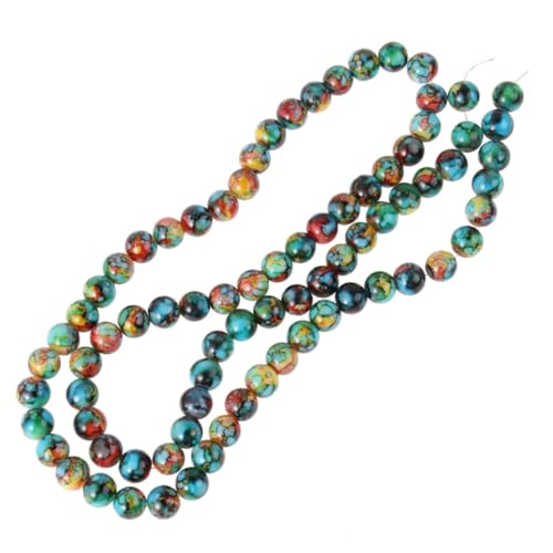 Uonlytech 80 Stück Glasperlen Zweifarbige Crack Perlen für DIY Schmuckherstellung Zubehörteile für Armbänder und Bastelmaterialien für Handarbeiten Uonlytech 80 Stück Glasperlen Zweifarbige Crack Perlen für DIY Schmuckherstellung Zubehörteile für Armbänder und Bastelmaterialien für Handarbeiten von Uonlytech
