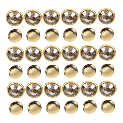 Uonlytech 80 Stück Kristall Nieten Strasssteine für DIY Bekleidung Schmuck Verzierung Langlebige Silberfarbene Metallnieten für Schuhe Taschen Kleider Einfache Montage Bulk Kreative Projekte Uonlytech 80 Stück Kristall Nieten Strasssteine für DIY Bekleidung Schmuck Verzierung Langlebige Silberfarbene Metallnieten für Schuhe Taschen Kleider Einfache Montage Bulk Kreative Projekte von Uonlytech
