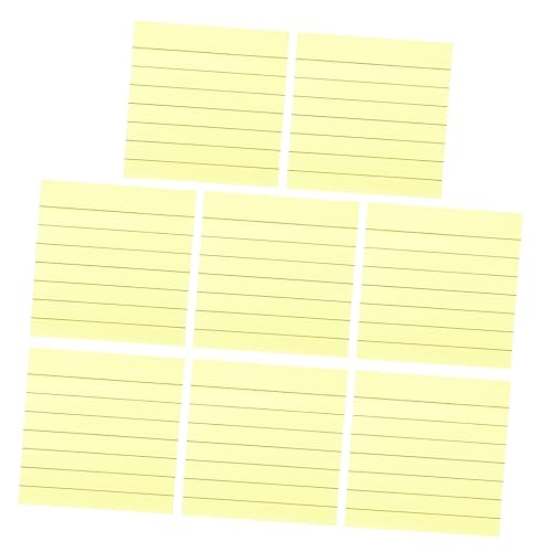 Uonlytech 800 Blatt Lined Selbstklebende Haftnotizen Gelb für Büro und Zuhause Praktische Notizblätter für To Do Listen und Wichtige Nachrichten Starke Haftung Einfache Anwendung von Uonlytech