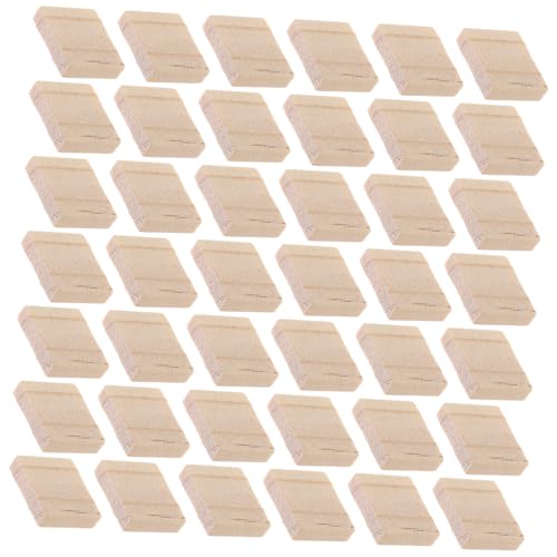 Uonlytech 800 Stück Blanko Holz Buchstabenfliesen Unbehandelte Holzstücke für Diy Bastelbedarf Lernspielzeug Holzscheiben für Kreative Handarbeiten und Dekoration von Uonlytech