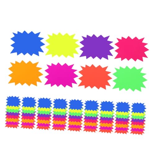 Uonlytech 80Stücke Fluoreszierende Preisschilder Verkaufsetiketten Für Supermärkte Neon Design Für Einzelhandelsgeschäfte Für Gemüsepreise Und Einfach Uonlytech 80Stücke Fluoreszierende Preisschilder Verkaufsetiketten Für Supermärkte Neon Design Für Einzelhandelsgeschäfte Für Gemüsepreise Und Einfach von Uonlytech