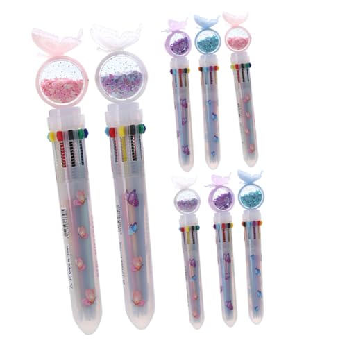 Uonlytech 8Stücke Mehrfarbige Kawaii Kugelschreiber Pailletten Zeichenstifte Für Schule Und Büro Für Notizen Zeichnungen Und Kreative Projekte von Uonlytech