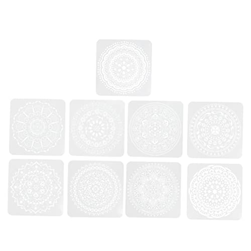 Uonlytech 9 Blätter Mandala Dot Painting Schablonen Wiederverwendbare Schablonen für Kreative Diy Projekte für Wandgestaltung Stoffe und Mehr Verschiedene Stile Uonlytech 9 Blätter Mandala Dot Painting Schablonen Wiederverwendbare Schablonen für Kreative Diy Projekte für Wandgestaltung Stoffe und Mehr Verschiedene Stile von Uonlytech