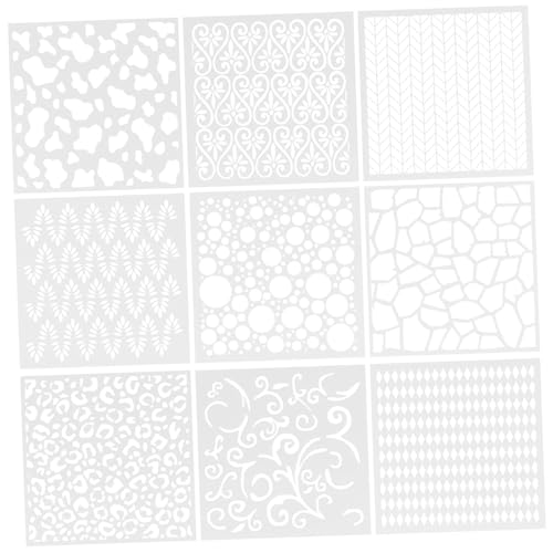 Uonlytech 9 Stück Geometrische Mustervorlage Schablone Malvorlagen Bastelvorlage Frühlingszeichnungsvorlagen Vorlagen zum Malen das Haustier Uonlytech 9 Stück Geometrische Mustervorlage Schablone Malvorlagen Bastelvorlage Frühlingszeichnungsvorlagen Vorlagen zum Malen das Haustier von Uonlytech
