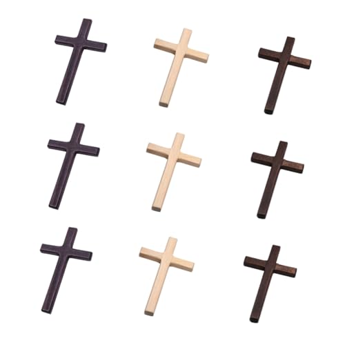Uonlytech 9 Stück Teiliges Holz Kreuz Handgefertigt Glatte Kanten Natürliche Farben Holz Braun Weinrot DIY Bastelornamente für Weihnachtsdeko und Religiöse Wohnraumgestaltung Uonlytech 9 Stück Teiliges Holz Kreuz Handgefertigt Glatte Kanten Natürliche Farben Holz Braun Weinrot DIY Bastelornamente für Weihnachtsdeko und Religiöse Wohnraumgestaltung von Uonlytech