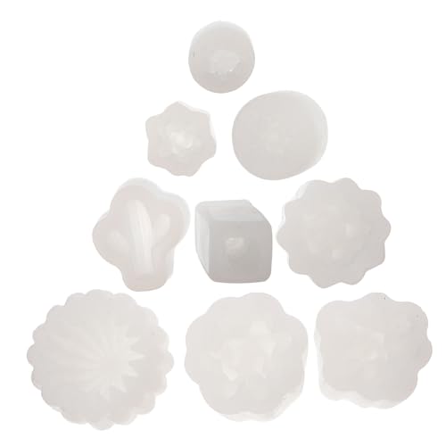 Uonlytech 9 Stück Teiliges Silikon Kerzenform Sukkulenten Kaktus Formen für DIY Kerzenherstellung Flexible Leicht zu Reinigende Gießform für Handgemachte Kerzen Geeignet für Bastelfreunde von Uonlytech