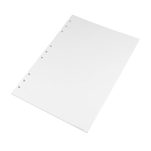 Uonlytech 90 Blatt Gepunktete Nachfüllpapiere für Notizbücher Loseblattpapier mit Löchern für Journals Zeichnungen und Notizen Langlebig und Glatt Uonlytech 90 Blatt Gepunktete Nachfüllpapiere für Notizbücher Loseblattpapier mit Löchern für Journals Zeichnungen und Notizen Langlebig und Glatt von Uonlytech
