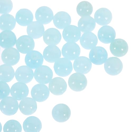 Uonlytech 900 Stück Glasperlen: 8 mm große blaue Glasperlen zum Basteln von Schmuck und Armbändern – Lose runde Abstandshalter-DIY-Set – Charms mit großem Loch für handgefertigte Accessoires Uonlytech 900 Stück Glasperlen: 8 mm große blaue Glasperlen zum Basteln von Schmuck und Armbändern – Lose runde Abstandshalter-DIY-Set – Charms mit großem Loch für handgefertigte Accessoires von Uonlytech