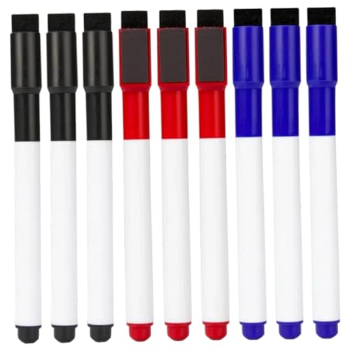 Uonlytech 9Stücke Teiliges Magnetische Whiteboard Marker Trockene Wischstifte Bunten für Schule Büro und Zuhause Abwischbar für Kreative Anwendungen Uonlytech 9Stücke Teiliges Magnetische Whiteboard Marker Trockene Wischstifte Bunten für Schule Büro und Zuhause Abwischbar für Kreative Anwendungen von Uonlytech