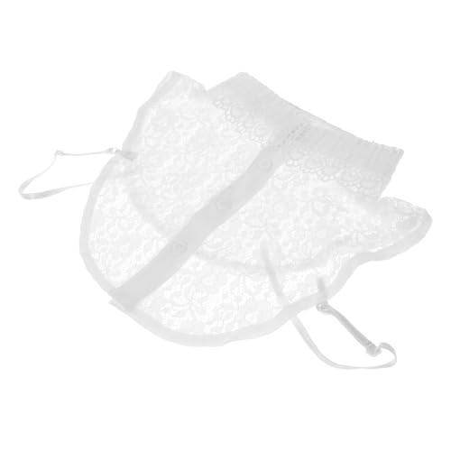 Uonlytech Abnehmbarer Damen Fake Kragen aus Spitzenstoff Dekorativer Blusenkragen für Vielseitige Mode Komfortabel Langlebig Einfach zu Kombinieren und Natürliches Design Weißer Uonlytech Abnehmbarer Damen Fake Kragen aus Spitzenstoff Dekorativer Blusenkragen für Vielseitige Mode Komfortabel Langlebig Einfach zu Kombinieren und Natürliches Design Weißer von Uonlytech