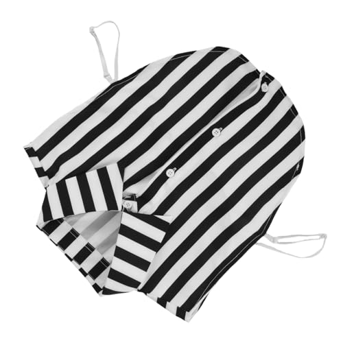 Uonlytech Abnehmbarer Falscher Kragen Damen Gestreifter Dickey-kragen Atmungsaktive Langlebige Blusen-attrappe Vielseitiges Elegantes Modeaccessoire für Beruf und Freizeit Uonlytech Abnehmbarer Falscher Kragen Damen Gestreifter Dickey-kragen Atmungsaktive Langlebige Blusen-attrappe Vielseitiges Elegantes Modeaccessoire für Beruf und Freizeit von Uonlytech