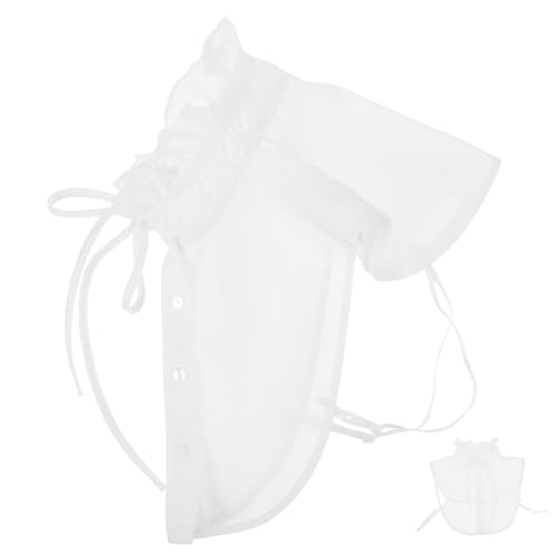 Uonlytech Abnehmbarer Falscher Kragen Damen mit Rüschenkante Weicher Langlebiger Blusenkragen Modischer Vielseitiger Einsatz für Hemden und Blusen Komfortabel und Elegant für Herbst und Uonlytech Abnehmbarer Falscher Kragen Damen mit Rüschenkante Weicher Langlebiger Blusenkragen Modischer Vielseitiger Einsatz für Hemden und Blusen Komfortabel und Elegant für Herbst und von Uonlytech