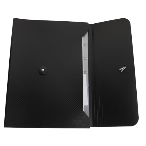 Uonlytech Accordion File Folder Fächer Schwarz Leichter Organizer aus Hochwertigem Material Großes Fassungsvermögen für Dokumente Banknoten Rechnungen für Büro Schule und Business Uonlytech Accordion File Folder Fächer Schwarz Leichter Organizer aus Hochwertigem Material Großes Fassungsvermögen für Dokumente Banknoten Rechnungen für Büro Schule und Business von Uonlytech