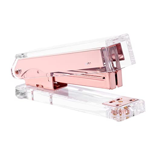 Uonlytech Acryl Roségold Bürohefter Tischheftgerät aus Acryl für Zuhause und Schule Stilvolles Schreibtischzubehör mit Rutschfesten Füßen Langlebig Uonlytech Acryl Roségold Bürohefter Tischheftgerät aus Acryl für Zuhause und Schule Stilvolles Schreibtischzubehör mit Rutschfesten Füßen Langlebig von Uonlytech