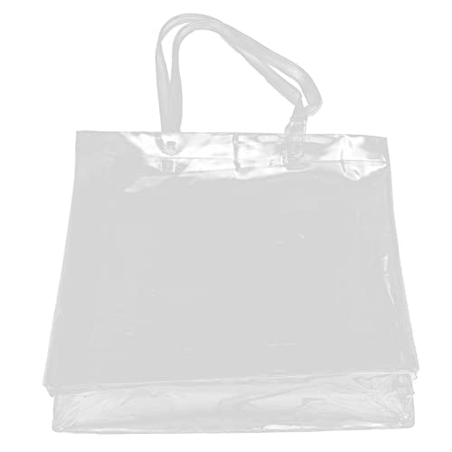 Uonlytech Aktenhalter Dokumentieren Schmucklos Taschen Beutel Schule Wiederverwendbar Papier Groß Faltbar Falten Mesh-aufbewahrungstasche Tragetasche Pvc Transparent von Uonlytech