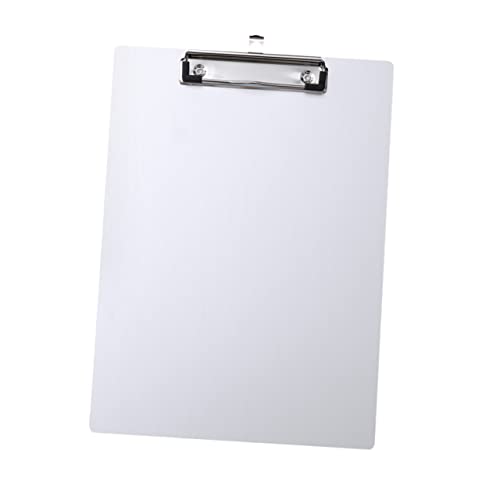 Uonlytech Aluminium Klemmbrett Metall Schreibbrett für Büro und Schule Leicht und Tragbar Korrosionsbeständig für Dokumente und Notizen Silber von Uonlytech