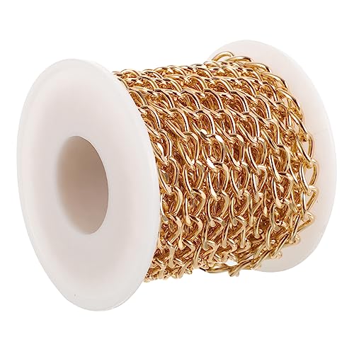 Uonlytech Ankerkette Metallkette Schmuckherstellungskette Für Halsketten Und Armbänder Bastelprojekte Schmuckherstellungssets Für Erwachsene Ohrringherstellungsset von Uonlytech