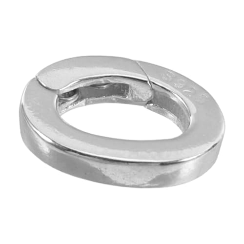 Uonlytech Armband Halskette Schmuck Schnalle Kettenverkürzer-clip Ringverbinder Für Eheringe Halskette Mit Federringverschluss Ovaler Schlüsselanhänger Umklammernd Silber- Silver Uonlytech Armband Halskette Schmuck Schnalle Kettenverkürzer-clip Ringverbinder Für Eheringe Halskette Mit Federringverschluss Ovaler Schlüsselanhänger Umklammernd Silber- Silver von Uonlytech