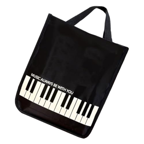 Uonlytech Aufbewahrungstasche Klaviertasche Notenhaltertasche Notentasche Notenbeutel Notenbeutel Tasche Für Notenblätter Instrumentenzubehörhalter Notentasche Aufbewahrungstasche Metall von Uonlytech
