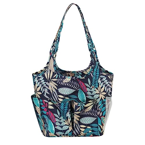 Uonlytech Aufbewahrungstasche für Strickgarn Oxford mit Blätterdesign Tragbar und Leicht für Nähwerkzeuge und Zubehör Garnspeichertasche für Unterwegs Uonlytech Aufbewahrungstasche für Strickgarn Oxford mit Blätterdesign Tragbar und Leicht für Nähwerkzeuge und Zubehör Garnspeichertasche für Unterwegs von Uonlytech