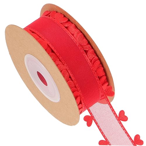 Uonlytech Bastelband mit Herzmuster Yards Rot Flexibles Geschenkband für Kreative Dekorationen für Geschenkverpackungen Hochzeiten und DIY Projekte Uonlytech Bastelband mit Herzmuster Yards Rot Flexibles Geschenkband für Kreative Dekorationen für Geschenkverpackungen Hochzeiten und DIY Projekte von Uonlytech