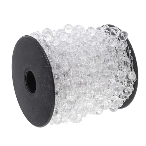 Uonlytech Bead String für Diy Projekte Lange Perlenkette Material Vielseitig Einsetzbar für Tischdeko Partydekoration und Geschenkverpackung von Uonlytech