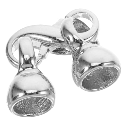 Uonlytech Bell Hummerschnalle Halskette Mit Doppelverschluss Schmuckverschlüsse Für Armbänder Herzmagnet Federringverschlüsse Layering-halskettenverschluss Charms Anclipsen Kupfer Silver Uonlytech Bell Hummerschnalle Halskette Mit Doppelverschluss Schmuckverschlüsse Für Armbänder Herzmagnet Federringverschlüsse Layering-halskettenverschluss Charms Anclipsen Kupfer Silver von Uonlytech